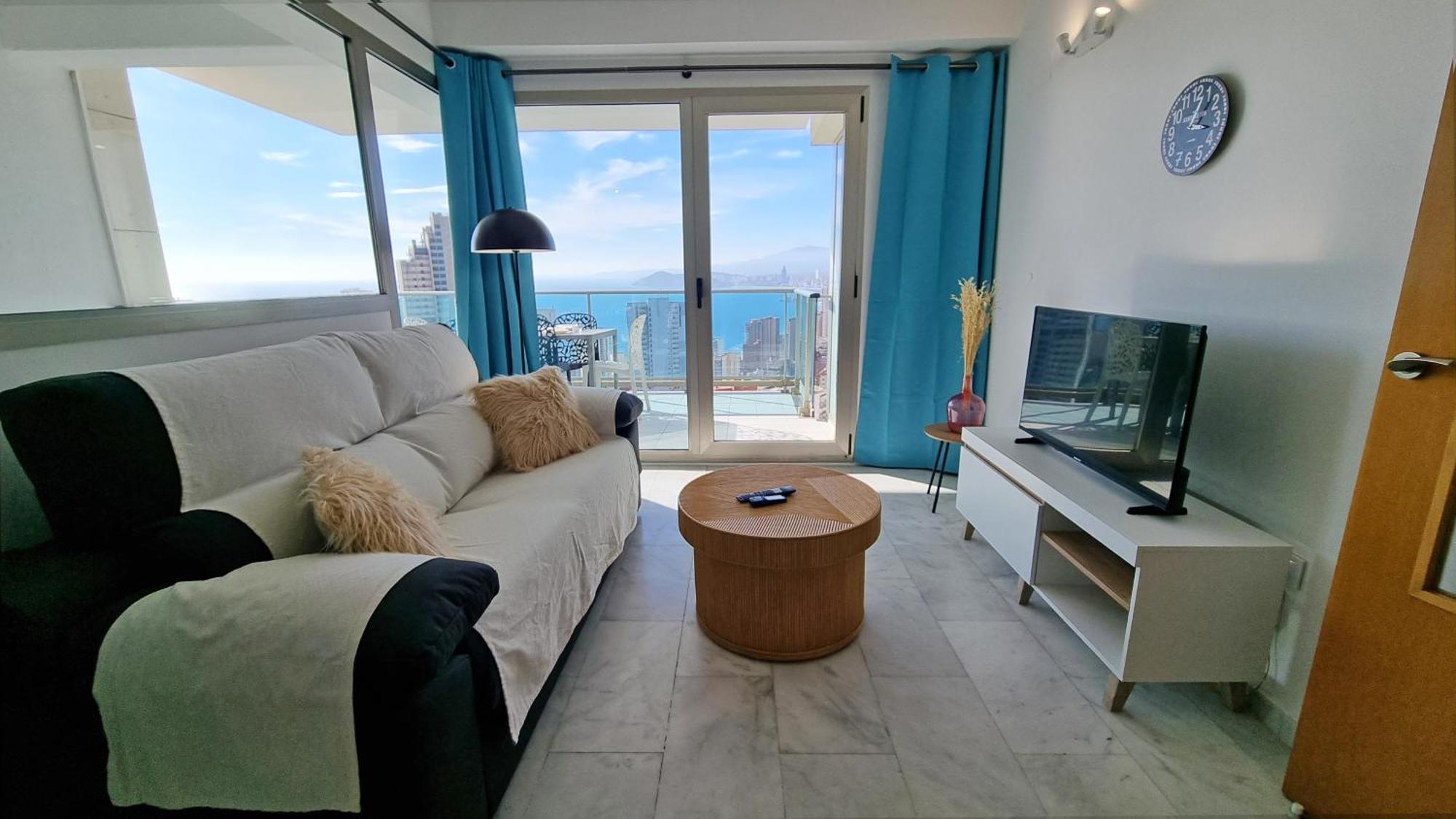 ベニドルムSkyline 18 Terraza Privada Con Impresionantes Vistas Al Marアパートメント エクステリア 写真
